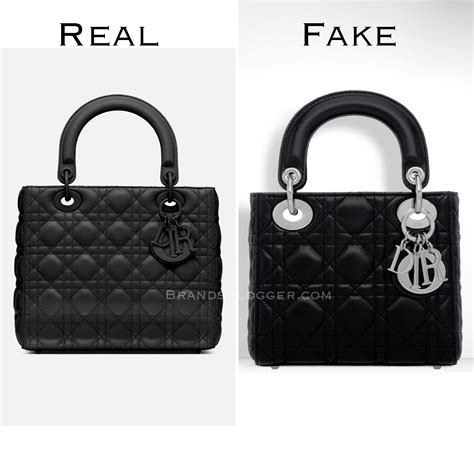 lady dior bag authentic vs fake|lady dior bag label.